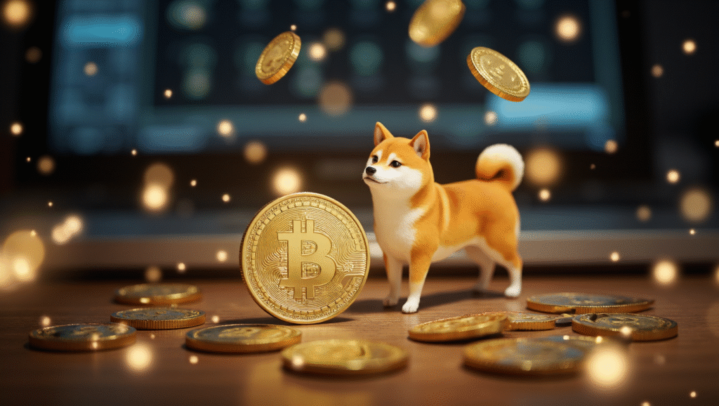 Dogecoin and Shiba Inu trending meme coins featured on Crypto30x.com.