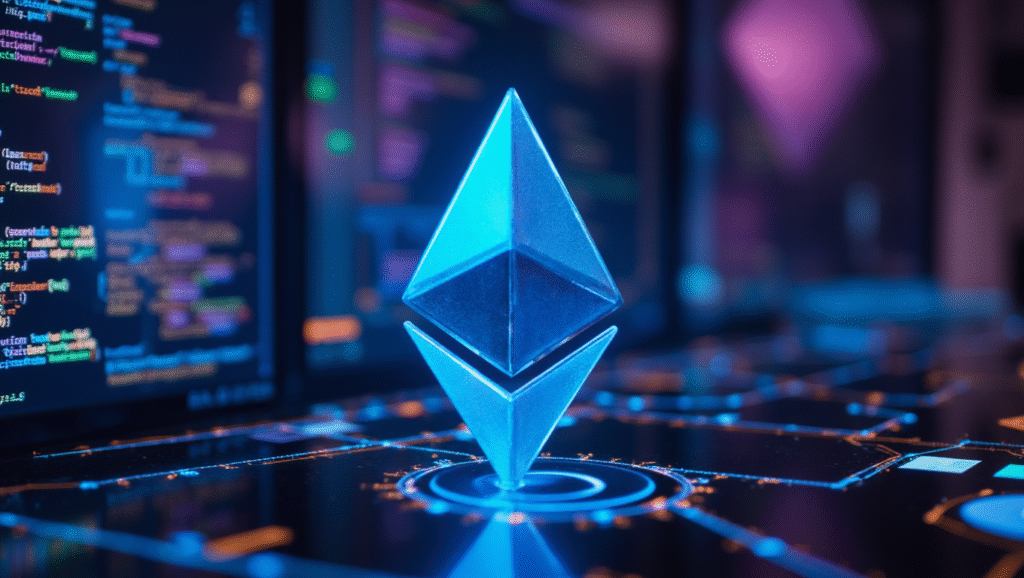 Ethereum blockchain powering smart contracts and DeFi ecosystem on Crypto30x.com.