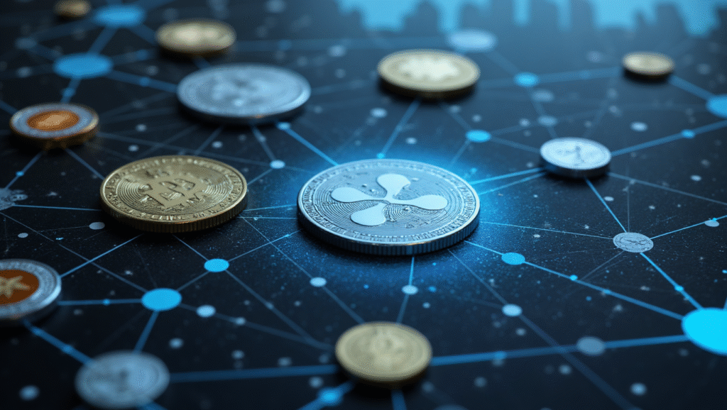 XRP and altcoins ecosystem visualized through Crypto30x.com blockchain analytics.