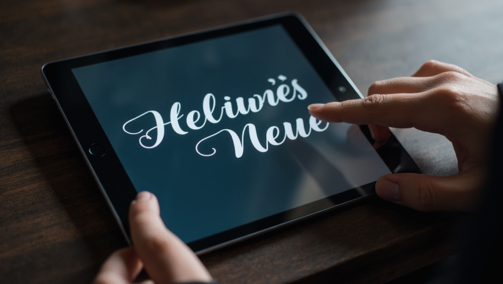 Applications of Helonia Neue