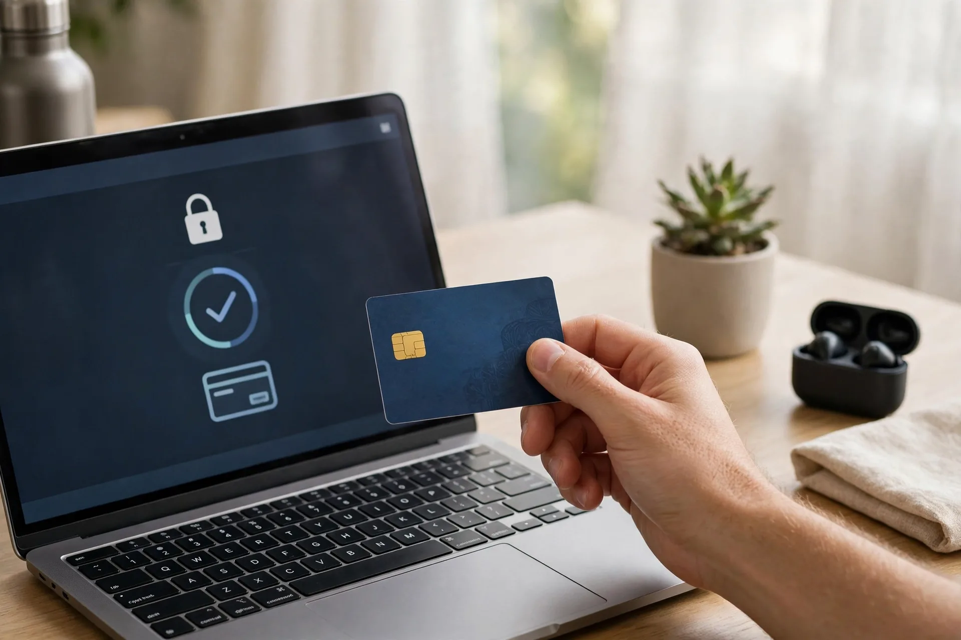 Hand holding a credit card for a balance transfer, debt consolidation for beginners