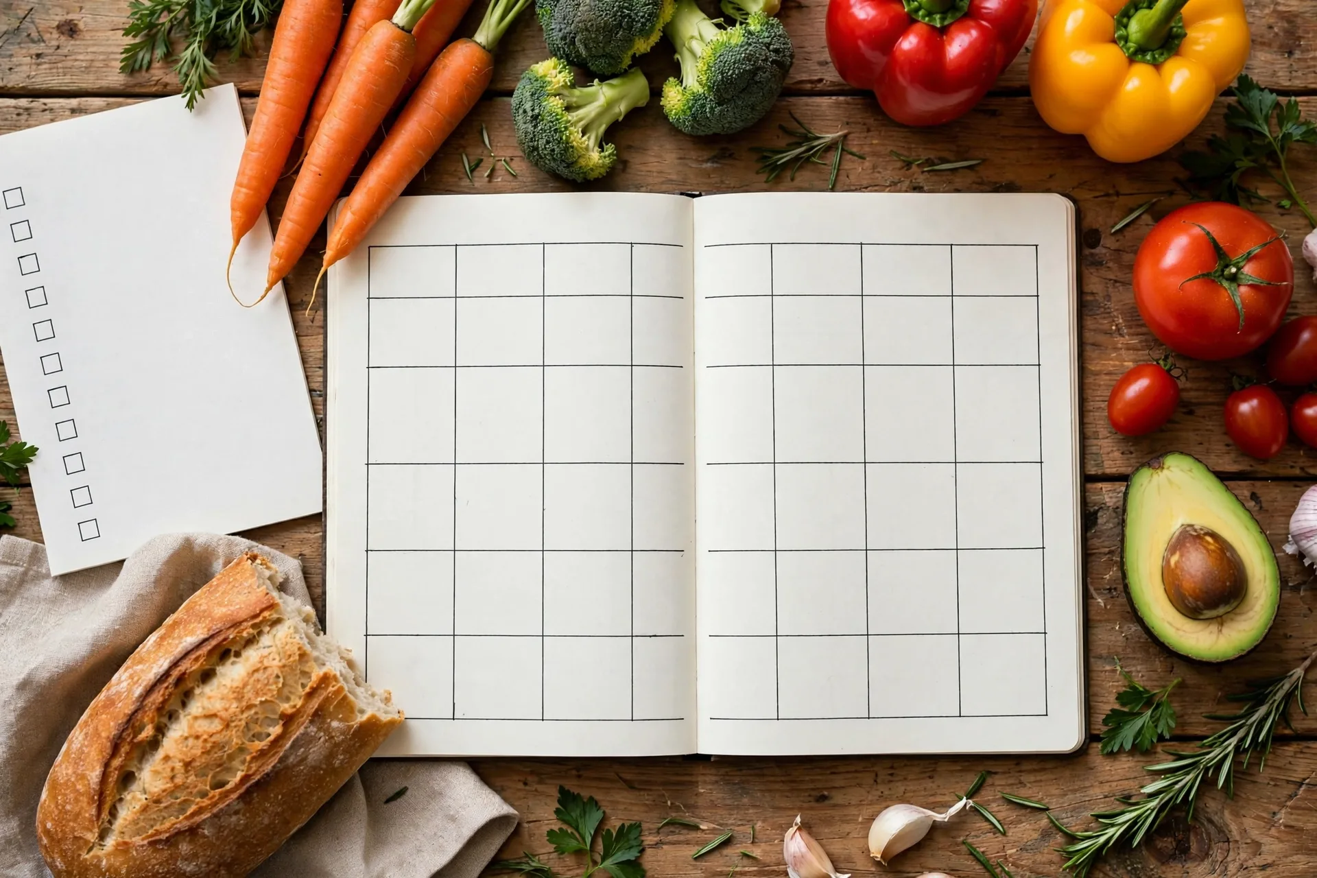 Meal planning with fresh groceries, a top frugal living tip to save money on food