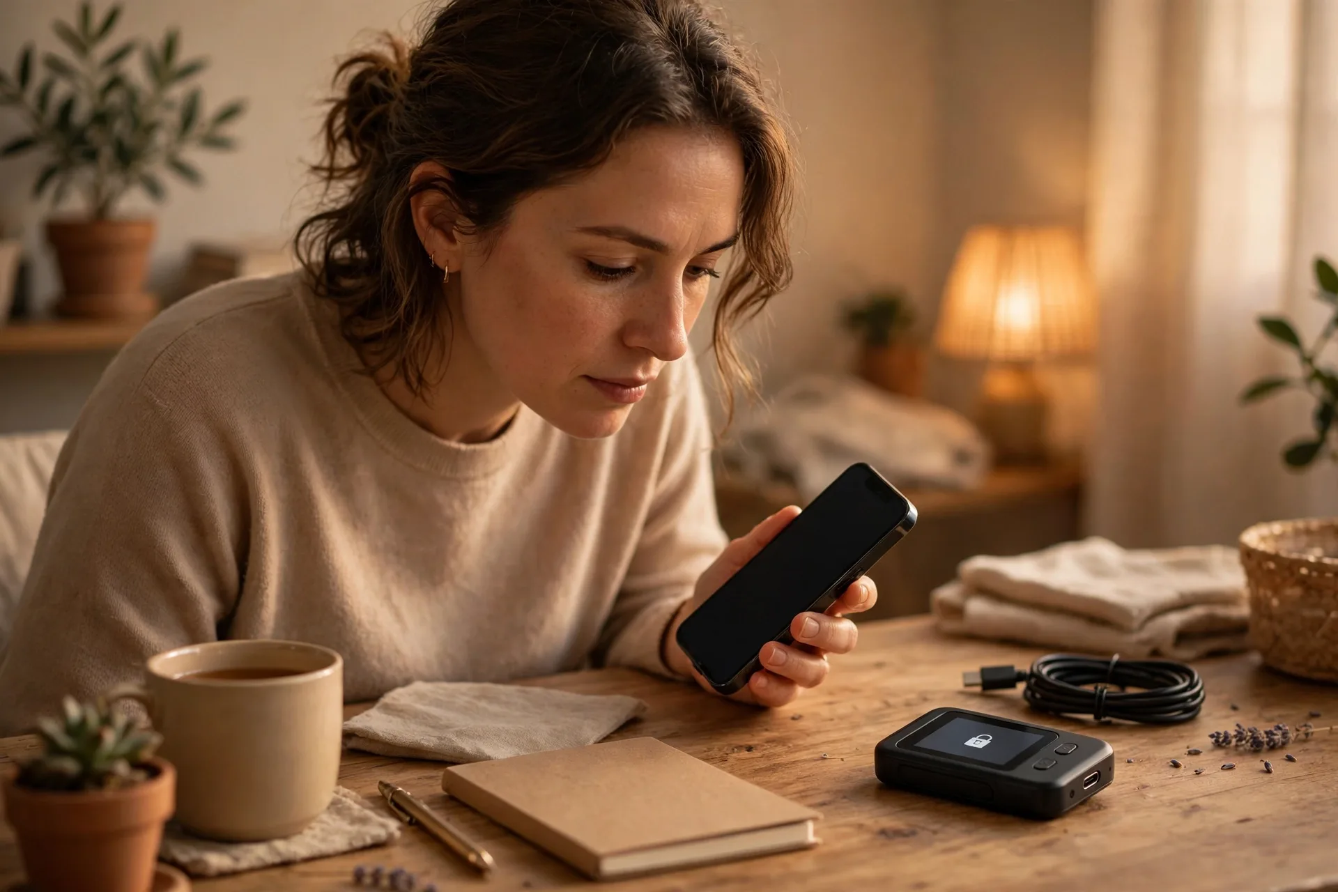 Checking a hot vs cold crypto wallets test send on a phone and hardware wallet