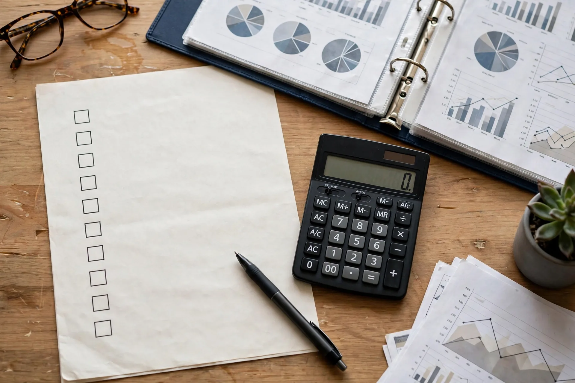 Yearly checklist to rebalance a small portfolio and check fees