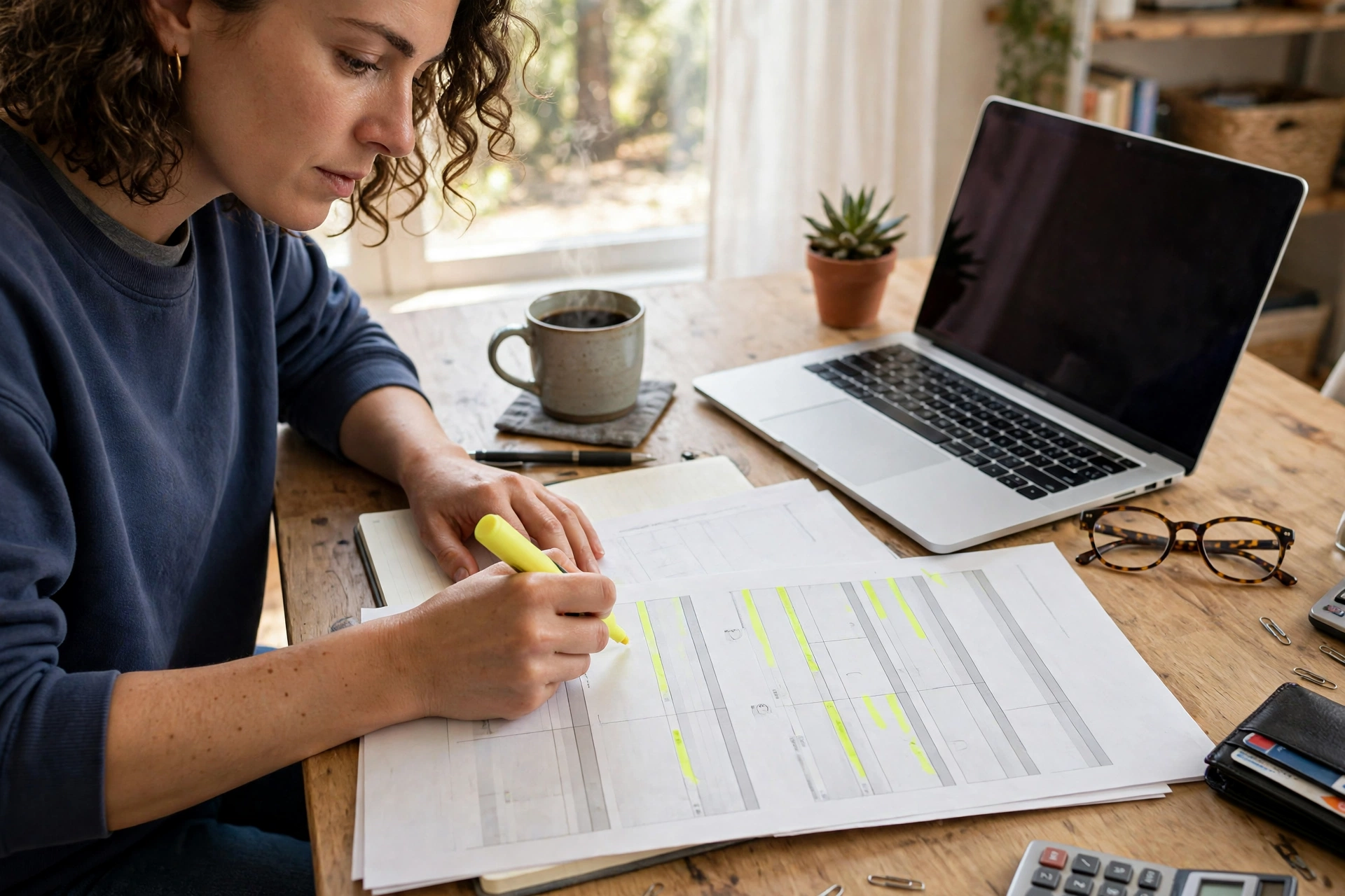 Person reviewing a credit report to fix errors and improve a credit score fast