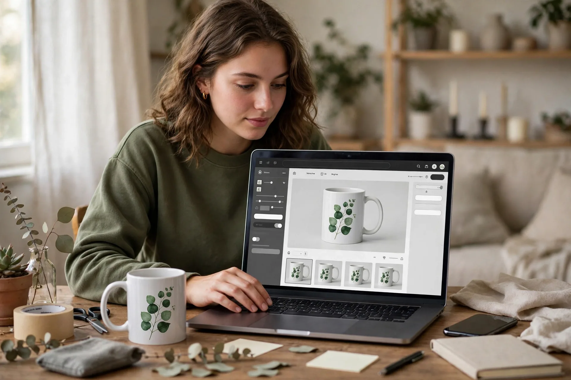 Print on demand for beginners listing a product with a clear title tags and description for search