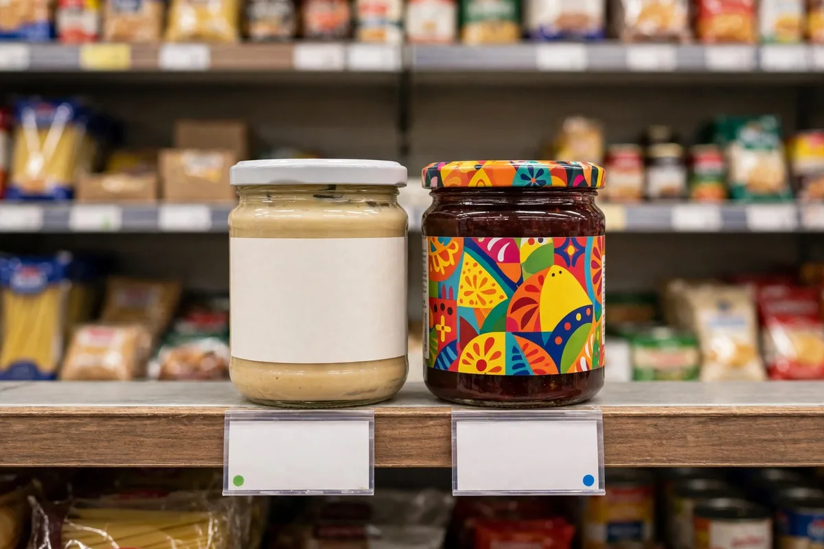 Store brand and name brand products compared to cut the grocery bill