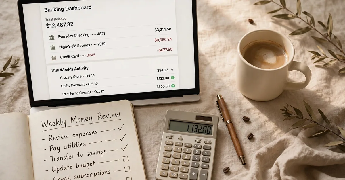 The 10-Minute Weekly Money Review Routine That Keeps Your Budget on Track